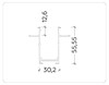 Миниатюра фото шинопровод встраиваемый в гкл однофазный ambrella light track system magnetic 220v gl1011 | 220svet.ru