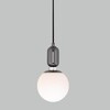 Миниатюра фото подвесной светильник eurosvet bubble 50151/1 черный жемчуг | 220svet.ru