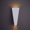 Миниатюра фото уличный настенный светодиодный светильник arte lamp cometa a1524al-1wh | 220svet.ru