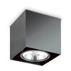 Миниатюра фото потолочный светильник ideal lux mood pl1 d15 square nero | 220svet.ru