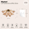 Миниатюра фото потолочная люстра maytoni bolla mod133cl-04bs | 220svet.ru