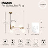 Миниатюра фото подвесной светильник maytoni ring mod013pl-04bs1 | 220svet.ru