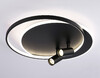 Миниатюра фото настенно-потолочный светодиодный светильник с пультом ду ambrella light comfort fl51393 | 220svet.ru