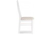 Миниатюра фото стул деревянный гроджин белый / бежевый | 220svet.ru