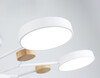 Миниатюра фото потолочная светодиодная люстра на штанге ambrella light linetech fl fl4864/7 wh/wd | 220svet.ru