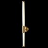 Миниатюра фото настенный светодиодный светильник crystal lux lineup ap18w led brass | 220svet.ru