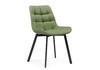 Миниатюра фото стул на металлокаркасе woodville челси зеленый велюр 568694 | 220svet.ru