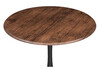 Миниатюра фото стол деревянный woodville тулип 90х73 орех кантри / черный 530837 | 220svet.ru