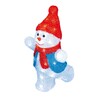 Миниатюра фото фигурка светодиодная «снеговик-2» 34x22см (11030) uniel uld-m2234-040/sta | 220svet.ru