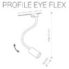 Миниатюра фото трековый светильник nowodvorski profile eye flex 9332 | 220svet.ru