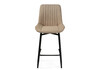 Миниатюра фото барный стул woodville седа к крутящийся бежевый / черный 520602 | 220svet.ru