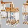 Миниатюра фото потолочная люстра eurosvet barra 10100/6 золото/прозрачный хрусталь strotskis | 220svet.ru