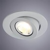 Миниатюра фото встраиваемый светильник arte lamp accento a4009pl-1gy | 220svet.ru