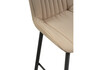 Миниатюра фото барный стул woodville седа к крутящийся бежевый / черный 520602 | 220svet.ru