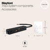 Миниатюра фото ввод питания maytoni magnetic track system tra004b-22b | 220svet.ru