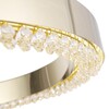 Миниатюра фото подвесной светодиодный светильник crystal lux saturn sp90w led gold | 220svet.ru