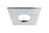 Миниатюра фото рамка deko-light cover silver brushed square for cob 68 ip65 + mizar ii 930100 | 220svet.ru
