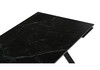Миниатюра фото стол woodville габбро черный мрамор / черный 530830 | 220svet.ru