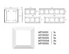 Миниатюра фото рамка 1-постовая ambrella volt alfa line af110101 | 220svet.ru