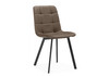 Миниатюра фото стул на металлокаркасе woodville чилли коричневый / черный 631644 | 220svet.ru