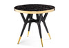 Миниатюра фото стол деревянный woodville selina чёрный 15552 | 220svet.ru