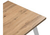 Миниатюра фото стол деревянный woodville тринити лофт 120x80x75 25 мм дуб вотан / белый матовый 539243 | 220svet.ru
