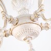 Миниатюра фото потолочная люстра eurosvet campina 60107/5 белый с золотом | 220svet.ru