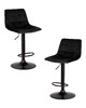 Миниатюра фото набор 2шт стул барный dobrin tailor black lm-5017-blackbase-n-13689 | 220svet.ru
