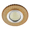 Миниатюра фото встраиваемый светильник fametto luciole dls-l143 gu5.3 glassy/gold | 220svet.ru