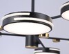 Миниатюра фото подвесная светодиодная люстра ambrella light comfort linetech fl51639 | 220svet.ru