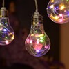 Миниатюра фото уличная светодиодная гирлянда vegas ретро лампы 220v разноцветная 8 режимов 55133 | 220svet.ru