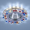 Миниатюра фото встраиваемый светильник с led подсветкой elektrostandard moray 2195 mr16 зеркальный/мульти | 220svet.ru
