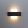 Миниатюра фото уличный настенный светодиодный светильник arte lamp croce a1444ap-1gy | 220svet.ru