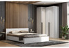 Миниатюра фото двуспальная кровать woodville бирма 160x200 белое дерево 714300 | 220svet.ru