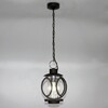 Миниатюра фото уличный подвесной светильник манхеттен черный элетех 1030480549 | 220svet.ru