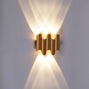 Миниатюра фото уличный настенный светодиодный светильник reluce 86851-9.2-005kt led5w gold | 220svet.ru