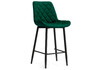 Миниатюра фото барный стул woodville баодин б/к зеленый / черный 517167 | 220svet.ru