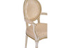 Миниатюра фото стул деревянный woodville данте молочный с золотой патиной 406095 | 220svet.ru