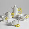 Миниатюра фото заварочный фарфоровый чайник i-teapot yellow seletti 09856 gia | 220svet.ru