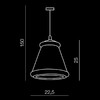 Миниатюра фото подвесной светильник azzardo ken az0453 | 220svet.ru