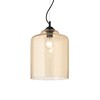 Миниатюра фото подвесной светильник ideal lux bistro sp1 square ambra | 220svet.ru
