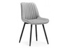 Миниатюра фото стул на металлокаркасе woodville вейв светло-серый / черный 598411 | 220svet.ru