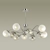 Миниатюра фото потолочная люстра на штанге lumion candice 4554/10c хром | 220svet.ru