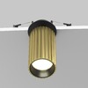 Миниатюра фото спот встраиваемый maytoni calipso c110cl-01-gu10-bs | 220svet.ru