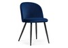 Миниатюра фото стул gabi 1 dark blue / black | 220svet.ru