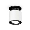 Миниатюра фото комплект накладного светильника ambrella light techno spot xs7401081 swh/pbk белый песок/черный полированный (n7926, c7401, n7002) | 220svet.ru