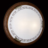 Миниатюра фото потолочный светильник sonex greca wood 160/k | 220svet.ru
