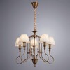 Миниатюра фото подвесная люстра arte lamp agio a6086lm-5pb | 220svet.ru