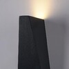 Миниатюра фото уличный настенный светодиодный светильник maytoni times square o580wl-l6b | 220svet.ru