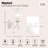 Миниатюра фото бра maytoni grace arm247-01-g | 220svet.ru